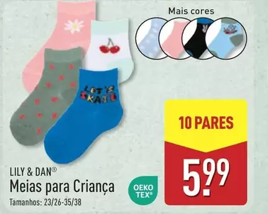 Lily & Dan - Meias Para Crianca