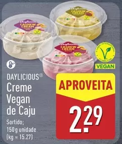 Creme Vegan De Caju