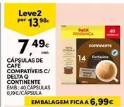 Continente - Cápsulas De Café Compatíveis C/ Delta Q