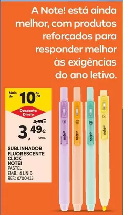 A+ - Subliminador Fluorescente Click