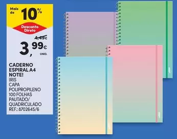 Note - Caderno Espiral A4