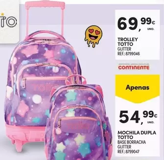 Glitter - Mochila Dupla Toto Base Dopkracha