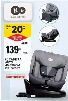 Kinderkraft - Cadeira Auto 40-150 Cm