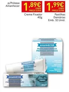 Amanhecer - Creme Fixador Dentarias