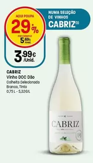Cabriz - Vinho DOC Dão Colheita Selecionada Branco