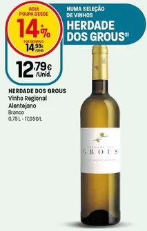 Herdade Dos Grous - Vinho Regional Alentejano