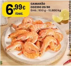 Camarão Cozido 20/30