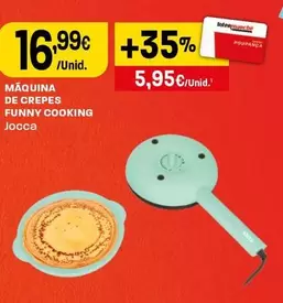 Jocca - Máquina De Crepes Funny Cooking 