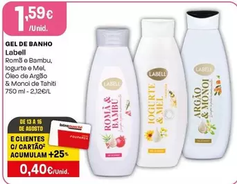 Labell - Gel De Banho