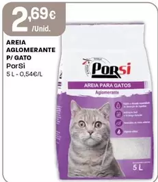 Porsi - Areia Aglomerante Para Gato