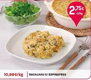 Bacalhau Com Espinafres