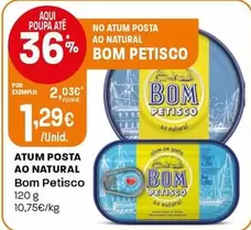 Bom Petisco - Atum Posta Ao Natural