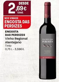 Encosta Das Perdizes - Vinho Regional Alentejano