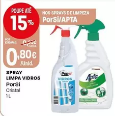 Porsi - Spray Limpa Vidros