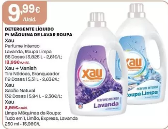 Xau - Detergente Líquido P/Maquina De Lavar Roupa