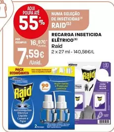 Raid - Recarga Inseticida Elétrico