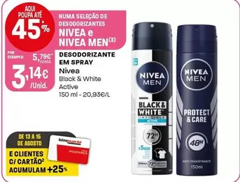 Nivea - Desodorizante Em Spray