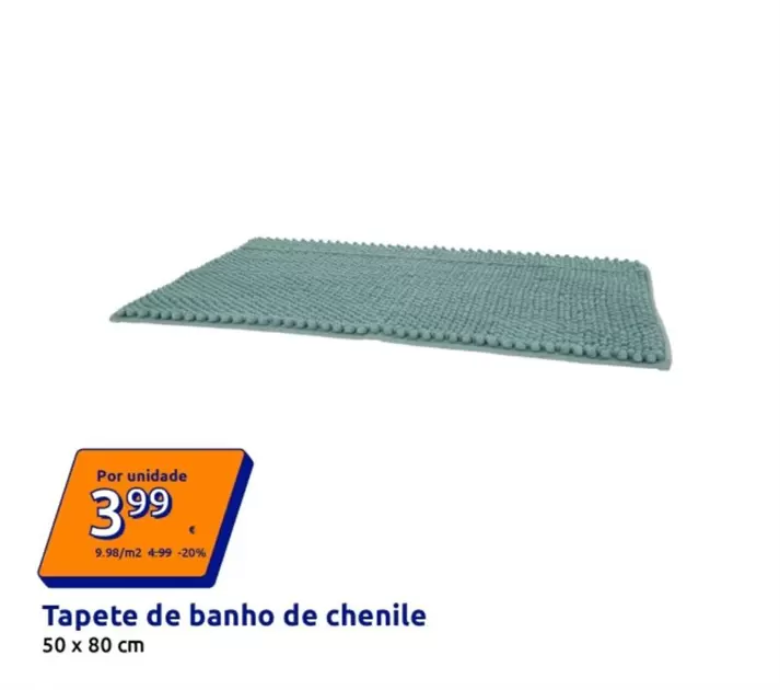 Tapete De Banho De Chenile
