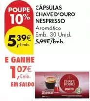 Nespresso - Cápsulas Chave D'Ouro