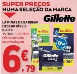 Gillette - Laminas De Barbear Descartaveis Blue Ii
