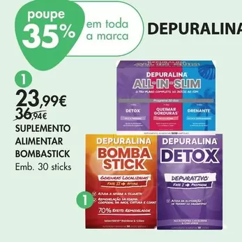 depuralina - Suplemento Alimentar Bombastick