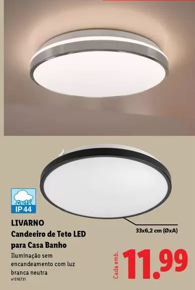 Candeleino De Teto Led Para Casa Banho