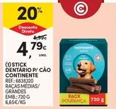 Continente - Stick Dentario P/ Cao