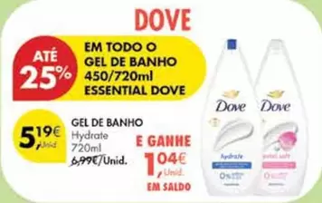 Dove - Gel De Banho