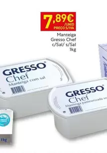 Gresso - Manteiga C/Sal/ S/ Sal