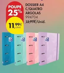 Dossier A4 C/Quatro Argolas