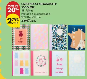 Caderno A4 Agrafado Pp