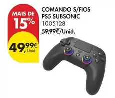 Comando S/Fios Ps5 Subsonic