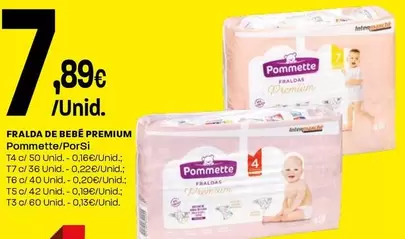 Pommette/PorSi - Fralda De Bebe Premium
