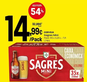 Sagres Mini - Cerveja