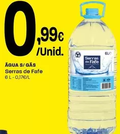 Serras De Fafe - Água S/ Gas