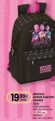Mochila Demon Hunters Grande