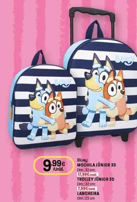 Bluey Mochila Junior 3D