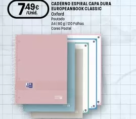 Oxford - Caderno Espiral Capa Dura Europeanbook Classic