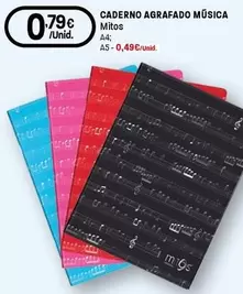 Mitos - Caderno Agrafado Musica