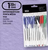 Mab - Esferográficas Ponta Media