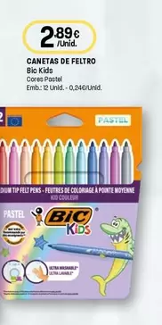 BIC - Canetas De Feutro Cores Pastel