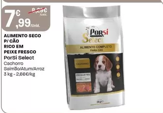 Porsi - ALIMENTO SECO P/ Cão Rico Em Peixe Fresco