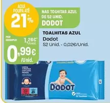 Dodot - Toalhitas Azul