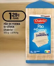 Chabrior - Pão De Forma S/ Codera