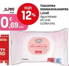 Labell - Toalhitas Desmaquilhantes