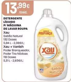 Xau - Detergente Líquido P/Maquina De Lavar Roupa