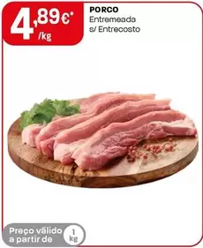 Porco Entremeada Sem Entrecosto