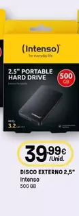 Intenso - Disco Externo 2.5" 500GB