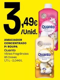 Quanto - Amaciador Concentrado P/Roupa