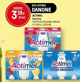 Danone - Actimel Tutti-Frutti